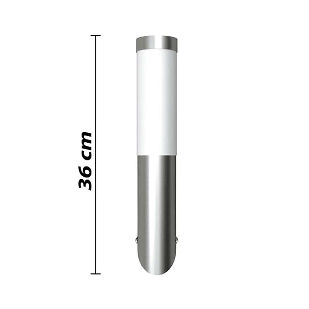 vidaXL Corpuri iluminat de perete, exterior, 2 buc, oțel inoxidabil vidaXL Corpuri iluminat de perete, exterior, 2 buc, oțel inoxidabil
