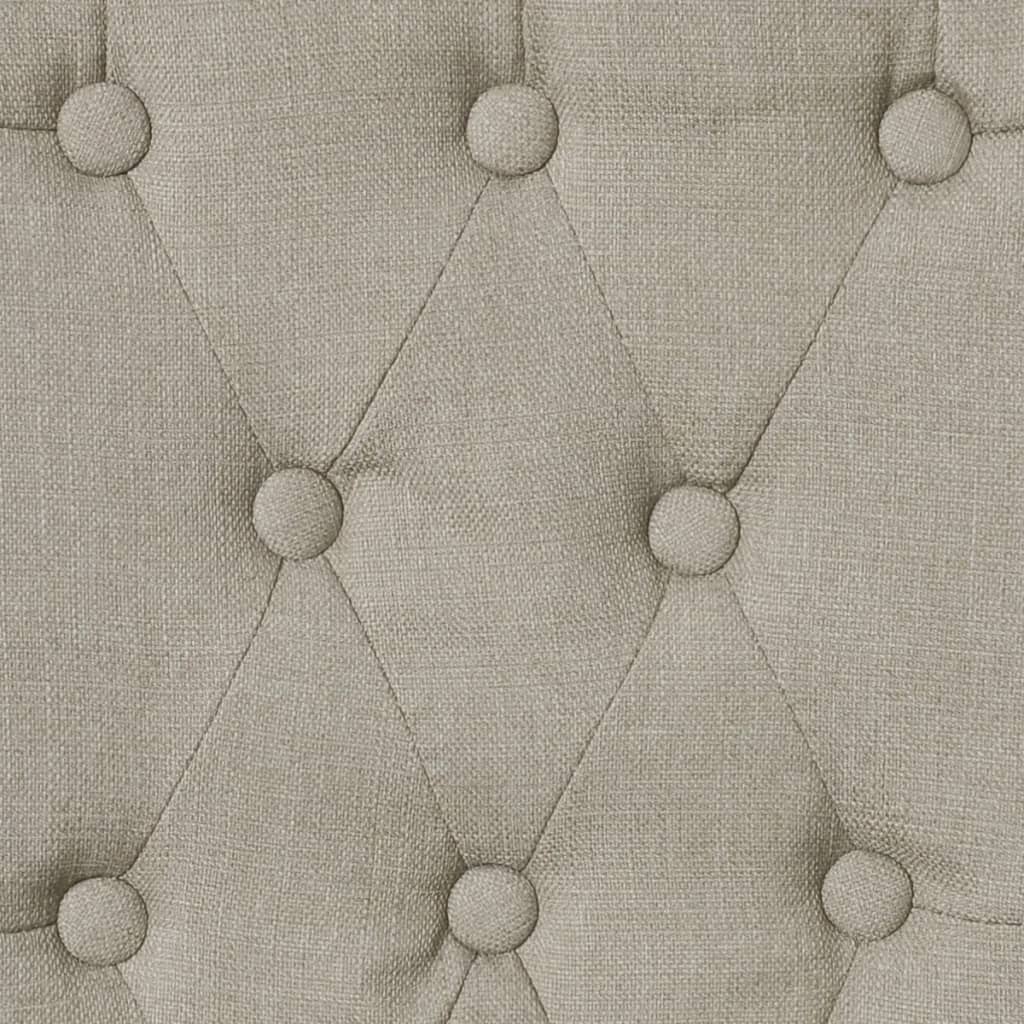 vidaXL Scaune de bucătărie, 6 buc., cafeniu, material textil vidaXL Scaune de bucătărie, 6 buc., cafeniu, material textil