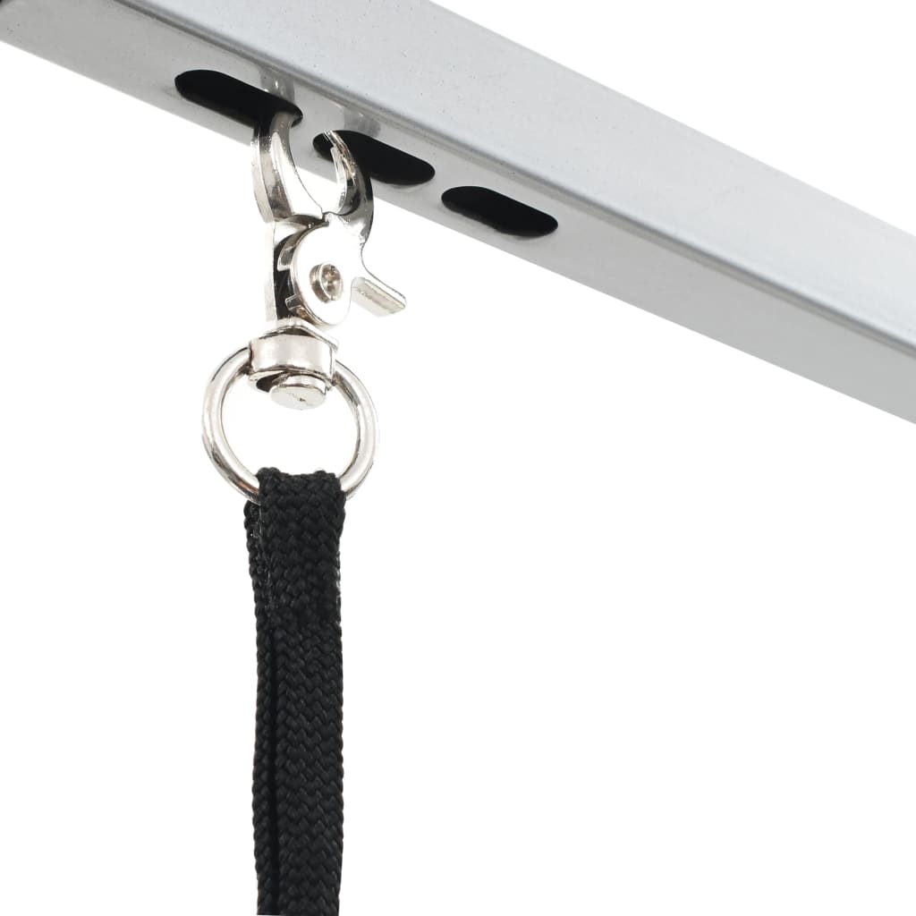 vidaXL Masă hidraulică toaletare câini, pivotantă, reglabilă