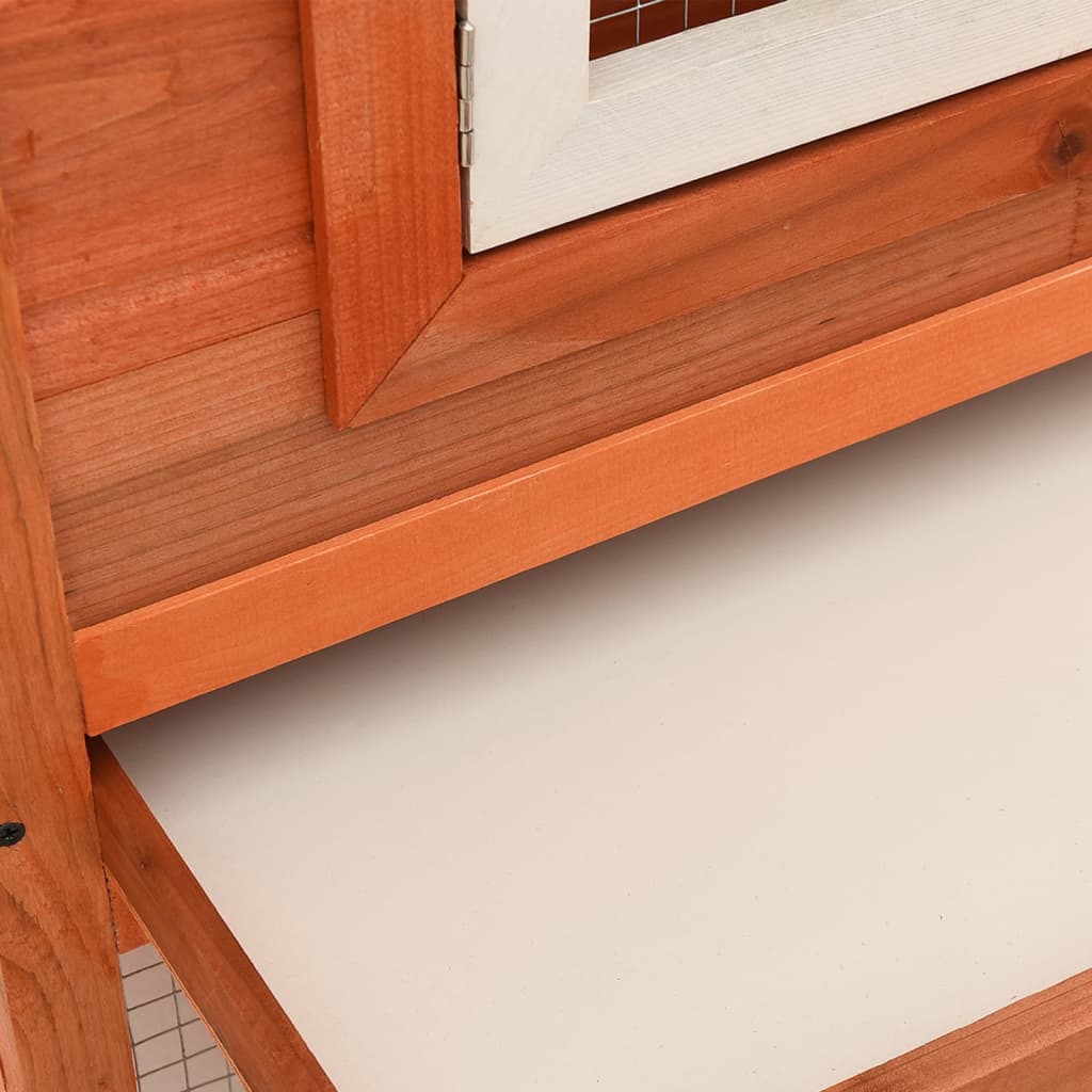 vidaXL Cușcă de iepuri cușcă animale de companie dublă de exterior