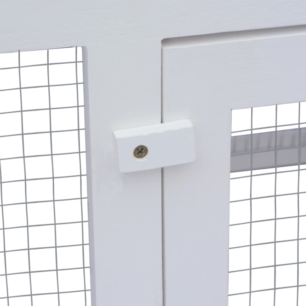 vidaXL Cușcă pentru iepuri și alte animale, cu două niveluri, lemn