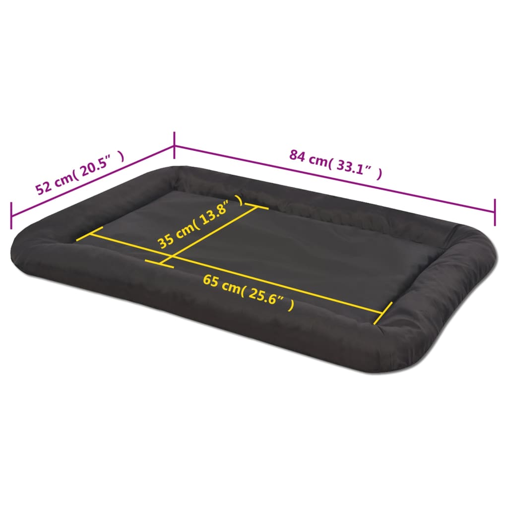 vidaXL Saltea pentru câini, mărime XL, negru