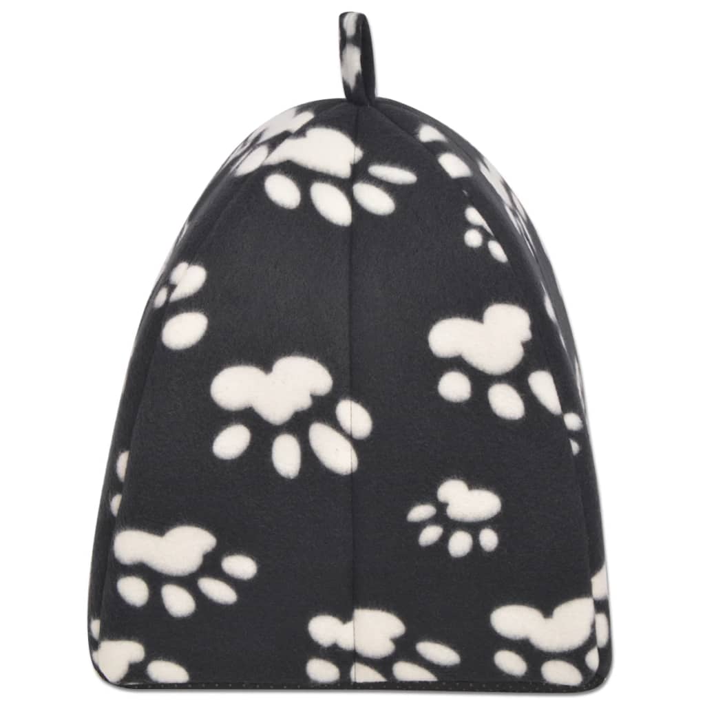 vidaXL Pat pentru pisici, negru, mărime L