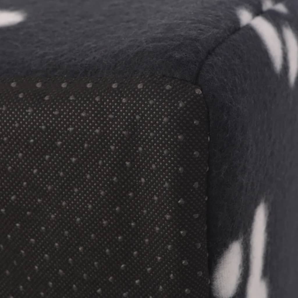 vidaXL Pat pentru pisici, negru, mărime L