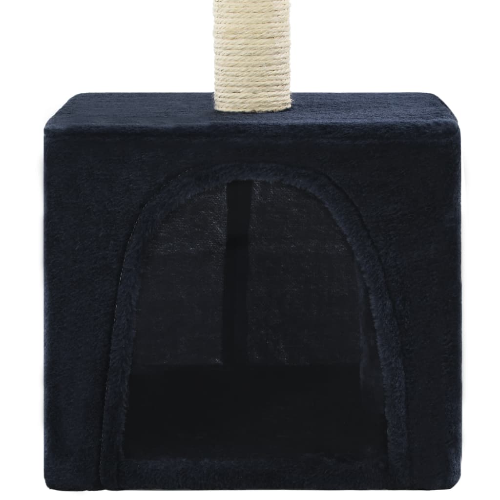 vidaXL Ansamblu pisici, stâlpi din funie sisal, albastru închis, 55 cm vidaXL Ansamblu pisici, stâlpi din funie sisal, albastru închis, 55 cm
