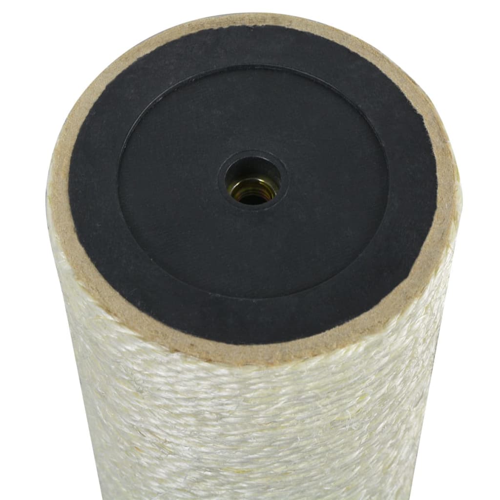 vidaXL Ansamblu de joacă pentru pisici 8x55 cm, 8 mm Bej vidaXL Ansamblu de joacă pentru pisici 8x55 cm, 8 mm Bej