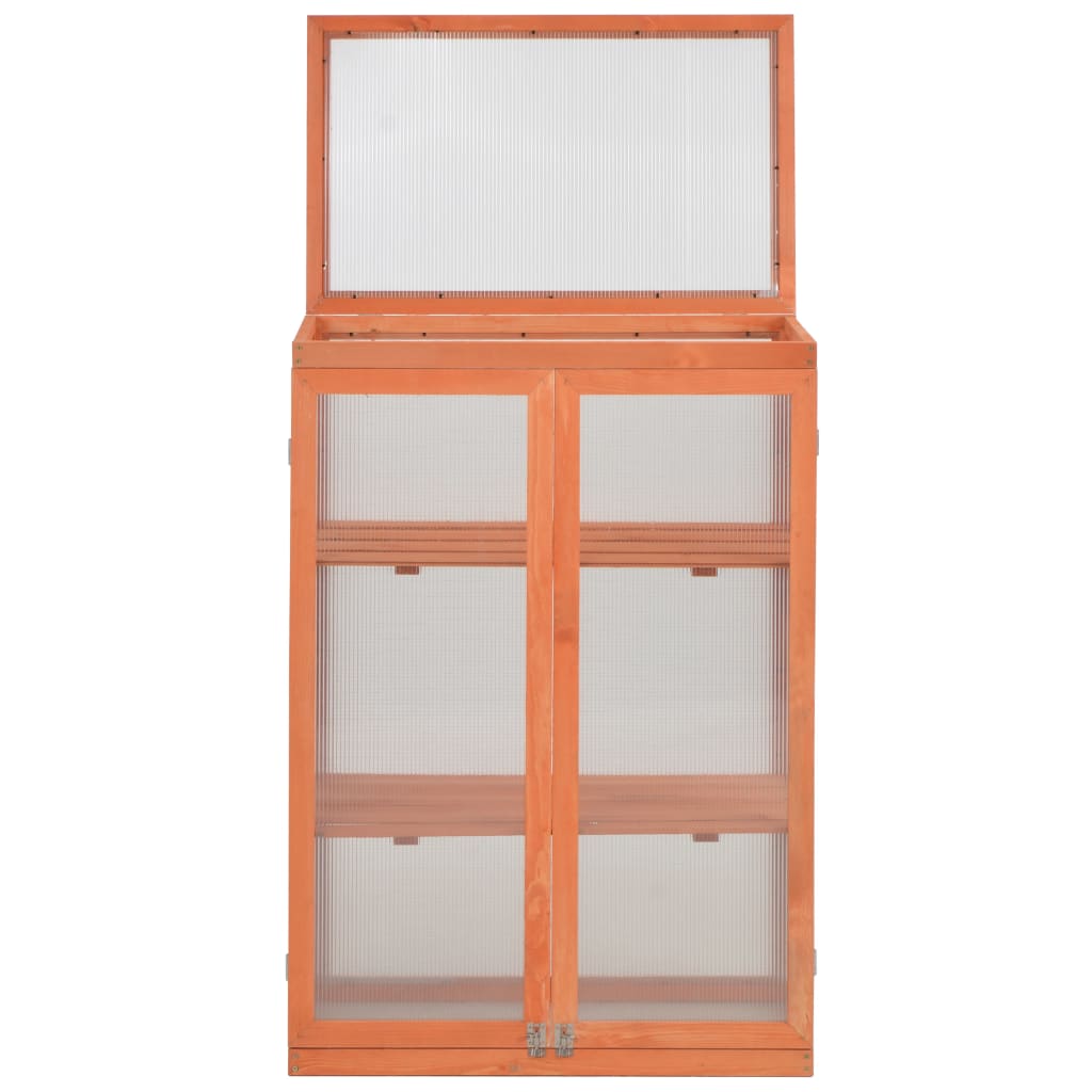 vidaXL Seră, 75x47x109 cm, lemn vidaXL Seră, 75x47x109 cm, lemn