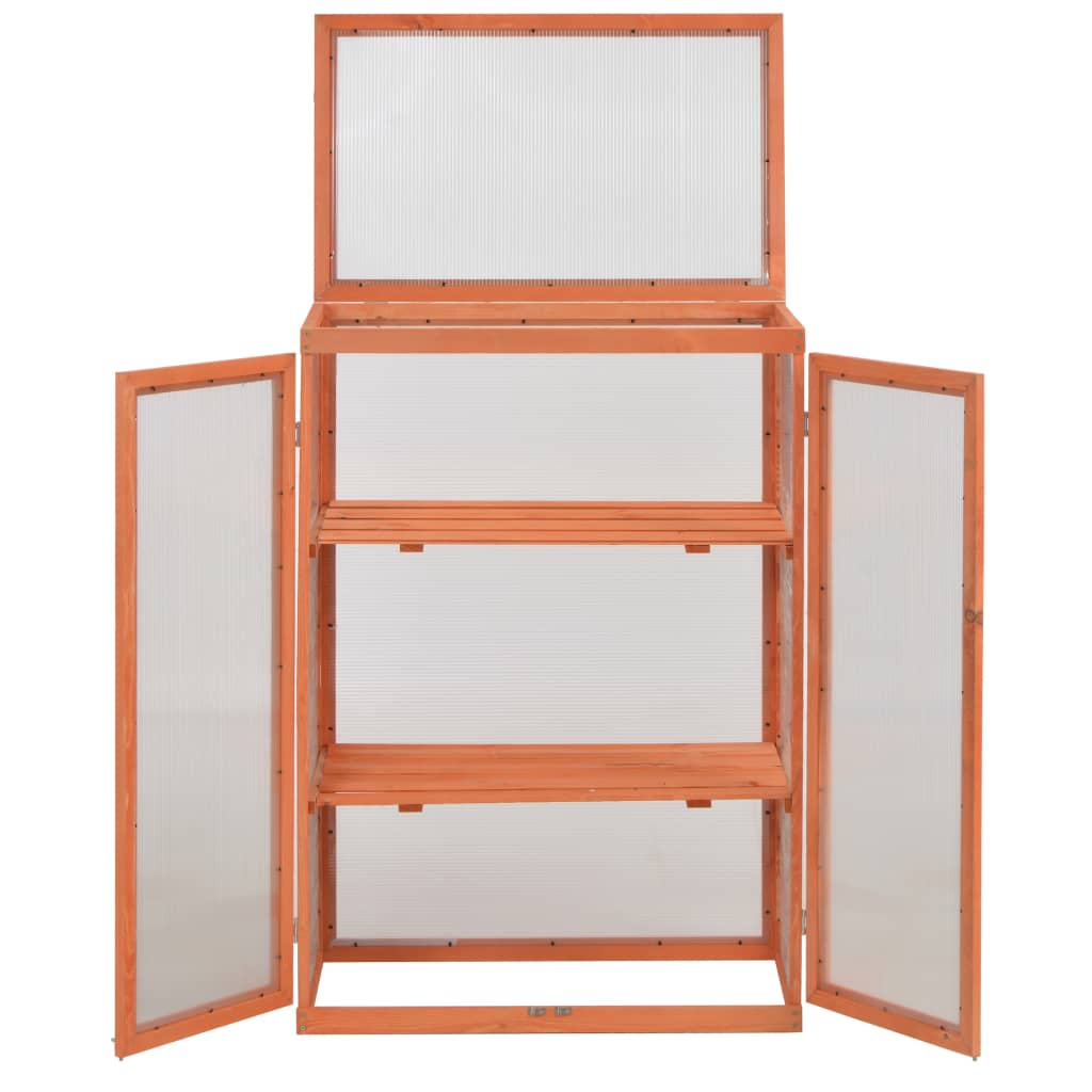 vidaXL Seră, 75x47x109 cm, lemn vidaXL Seră, 75x47x109 cm, lemn