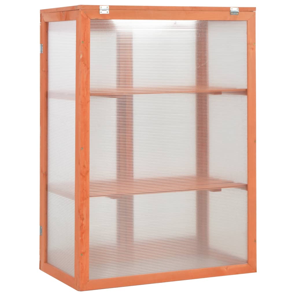 vidaXL Seră, 75x47x109 cm, lemn vidaXL Seră, 75x47x109 cm, lemn