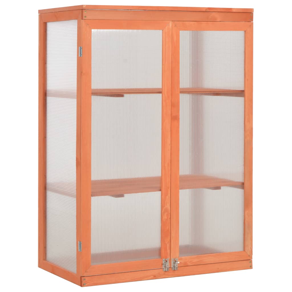 vidaXL Seră, 75x47x109 cm, lemn vidaXL Seră, 75x47x109 cm, lemn