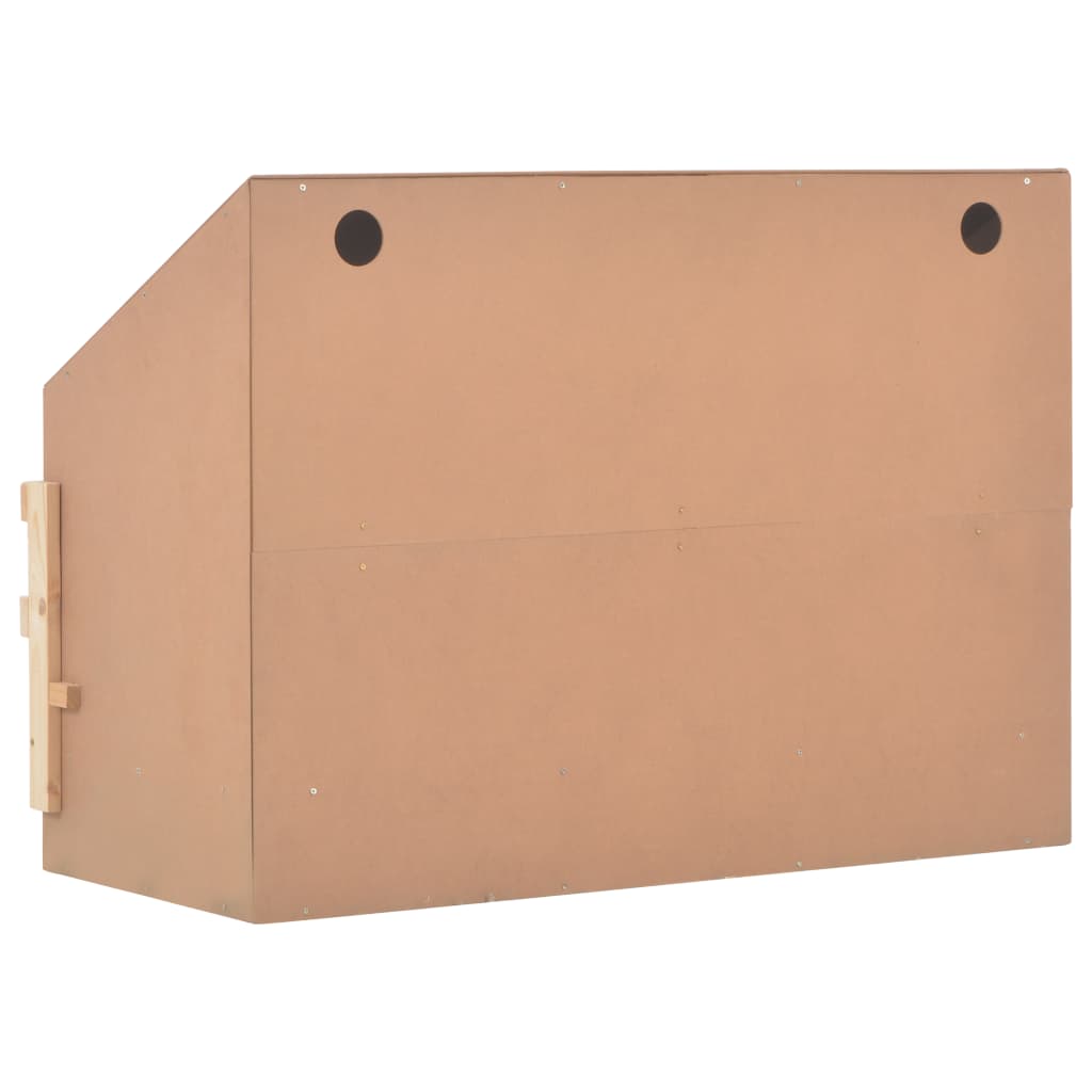 vidaXL Cuibar găin cu 3 compartimente, 93x40x65 cm, lemn masiv pin vidaXL Cuibar găin cu 3 compartimente, 93x40x65 cm, lemn masiv pin