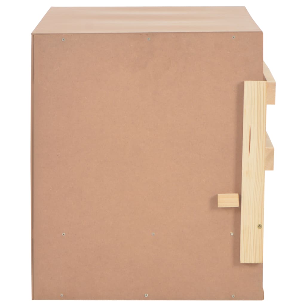 vidaXL Cuibar găini cu 3 compartimente, 96x40x45 cm, lemn masiv pin vidaXL Cuibar găini cu 3 compartimente, 96x40x45 cm, lemn masiv pin