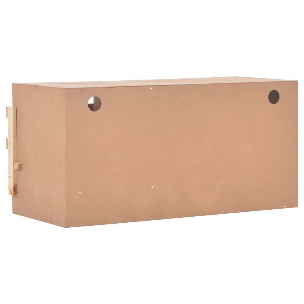 vidaXL Cuibar găini cu 3 compartimente, 96x40x45 cm, lemn masiv pin vidaXL Cuibar găini cu 3 compartimente, 96x40x45 cm, lemn masiv pin