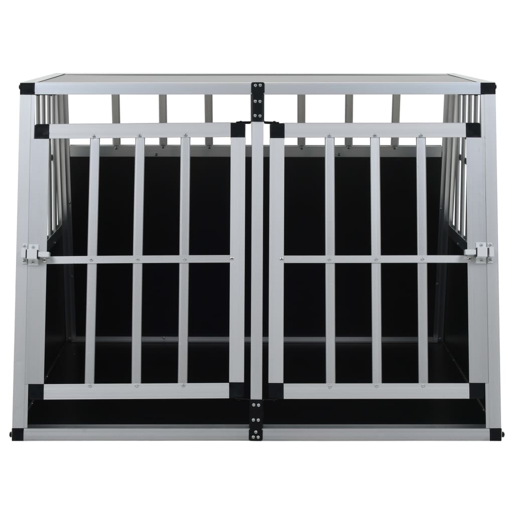 vidaXL Cușcă de câini cu ușă dublă, 94 x 88 x 69 cm vidaXL Cușcă de câini cu ușă dublă, 94 x 88 x 69 cm