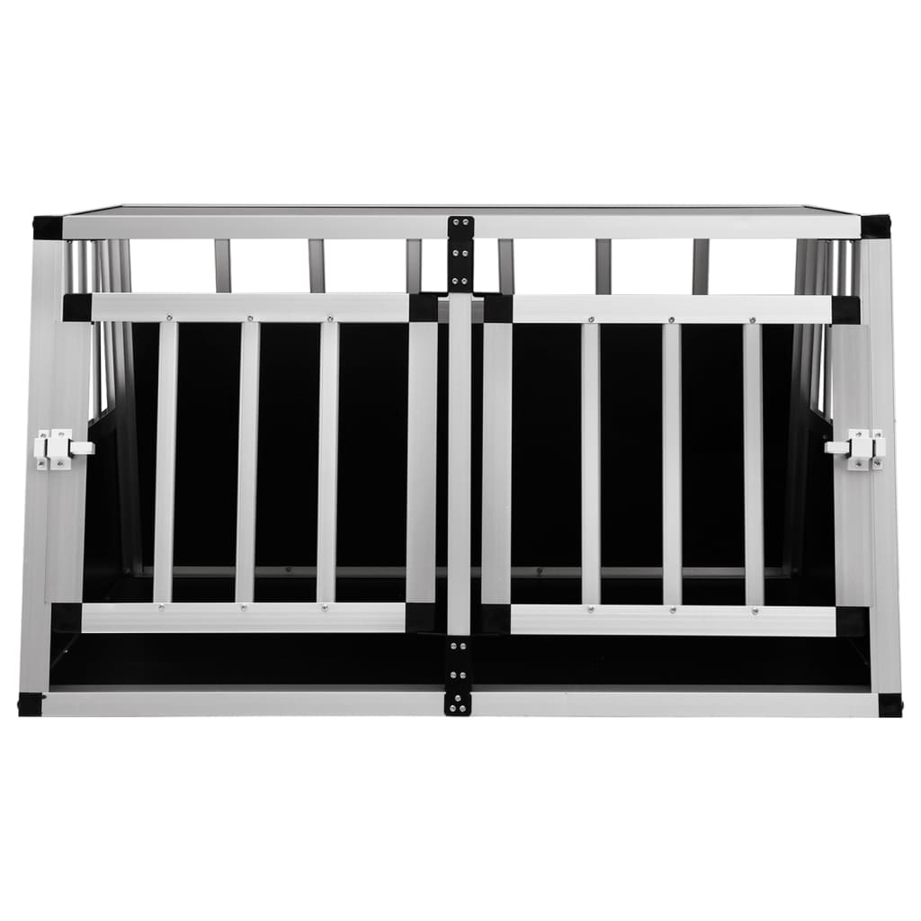 vidaXL Cușcă de câini cu ușă dublă, 89 x 69 x 50 cm vidaXL Cușcă de câini cu ușă dublă, 89 x 69 x 50 cm