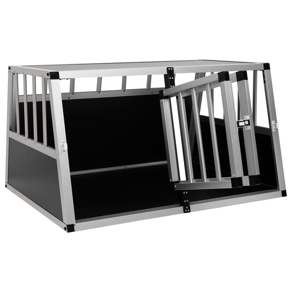 vidaXL Cușcă de câini cu ușă dublă, 89 x 69 x 50 cm vidaXL Cușcă de câini cu ușă dublă, 89 x 69 x 50 cm