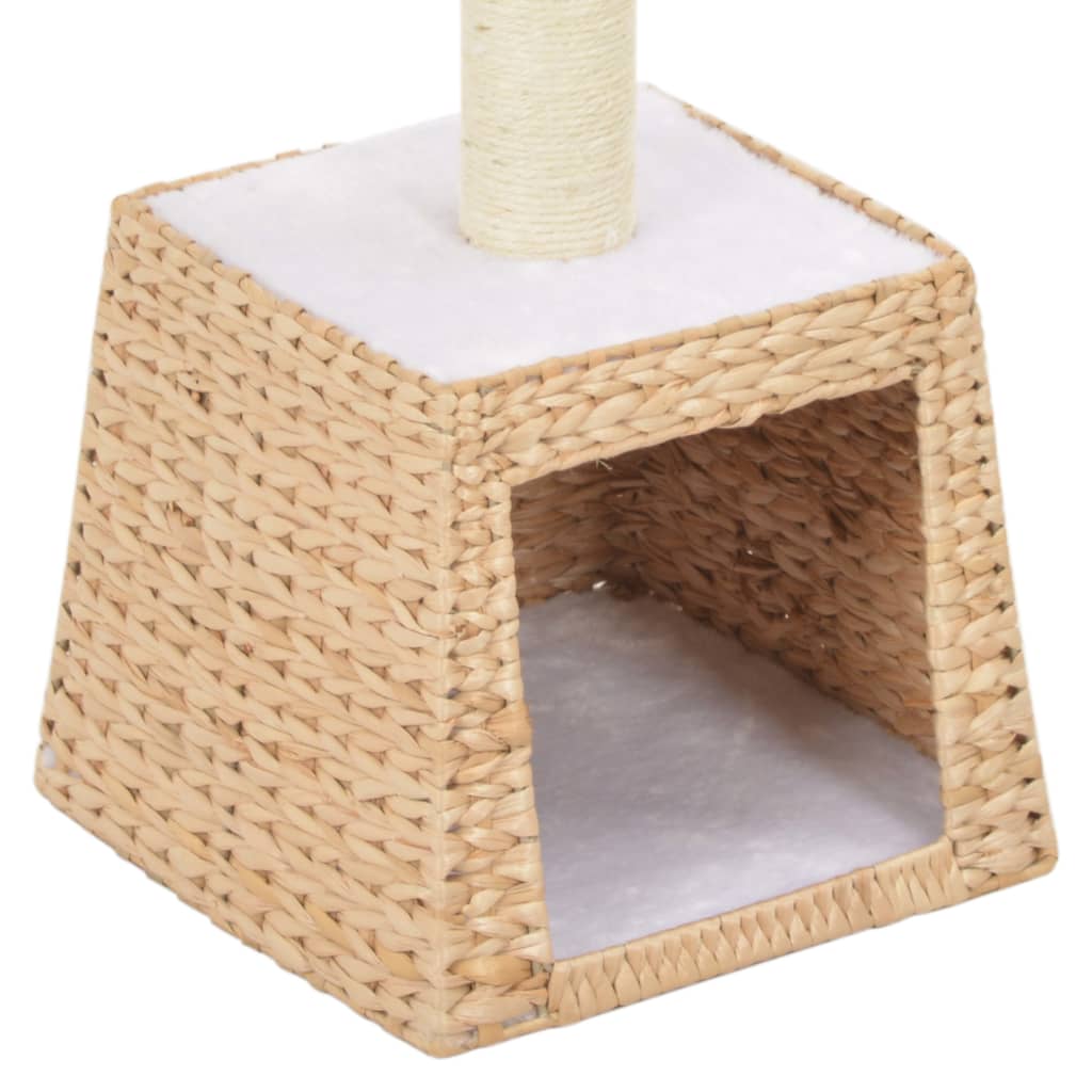 vidaXL Ansamblu pentru pisici, stâlp cu funie de sisal, iarbă de mare vidaXL Ansamblu pentru pisici, stâlp cu funie de sisal, iarbă de mare