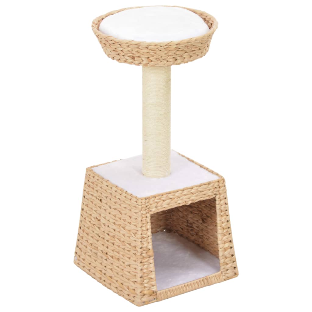 vidaXL Ansamblu pentru pisici, stâlp cu funie de sisal, iarbă de mare vidaXL Ansamblu pentru pisici, stâlp cu funie de sisal, iarbă de mare