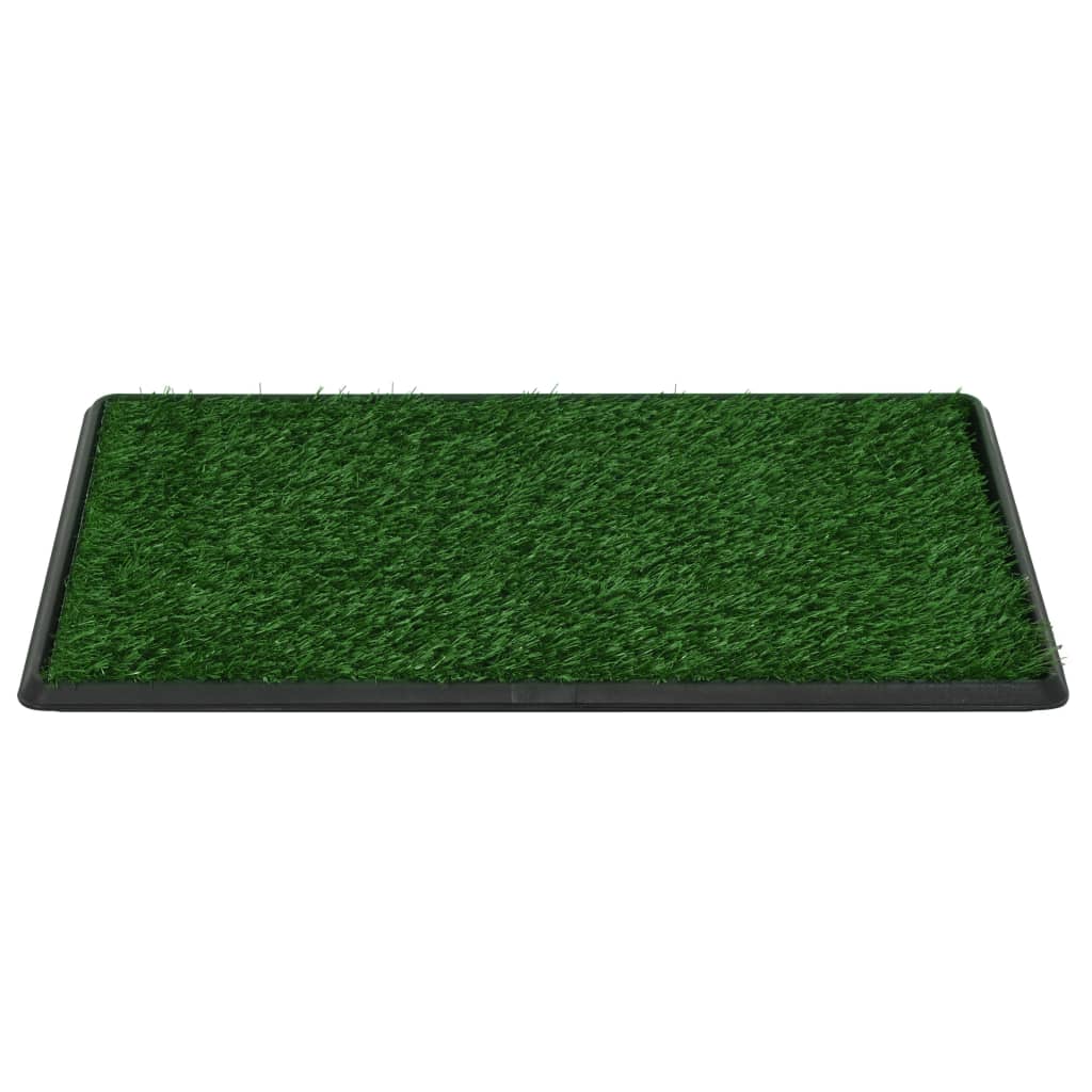 vidaXL Toaletă animale companie tavă & gazon artificial 76x51x3cm WC vidaXL Toaletă animale companie tavă & gazon artificial 76x51x3cm WC