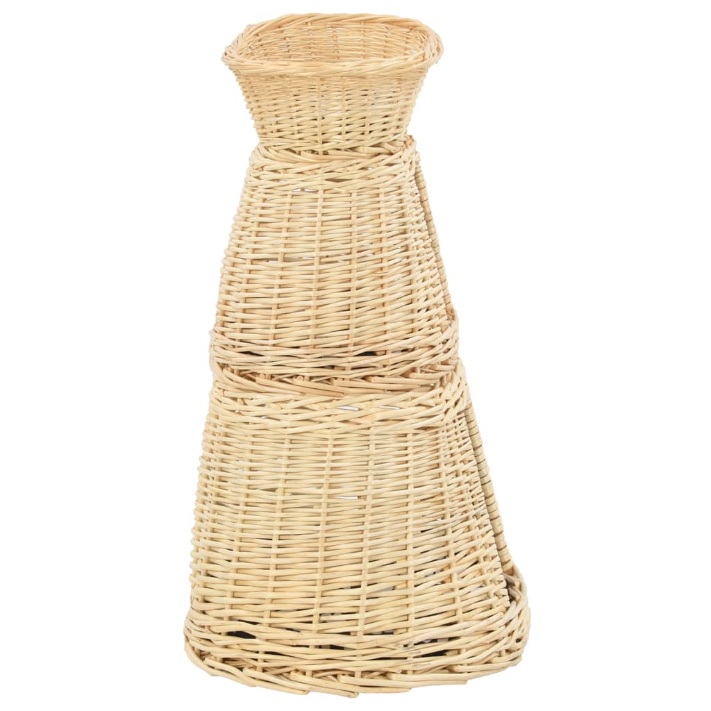 vidaXL Set coșuri pisici cu perne 3 piese 47x34x60 cm răchită naturală vidaXL Set coșuri pisici cu perne 3 piese 47x34x60 cm răchită naturală
