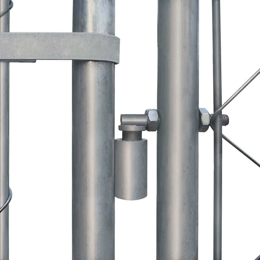 vidaXL Padoc pentru câini de exterior, 4 x 4 x 1 m, oțel galvanizat