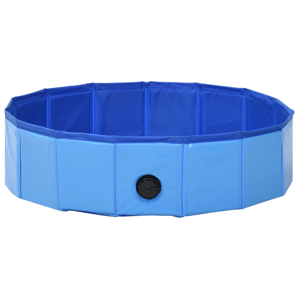 vidaXL Piscină pentru câini pliabilă, albastru, 80 x 20 cm, PVC vidaXL Piscină pentru câini pliabilă, albastru, 80 x 20 cm, PVC