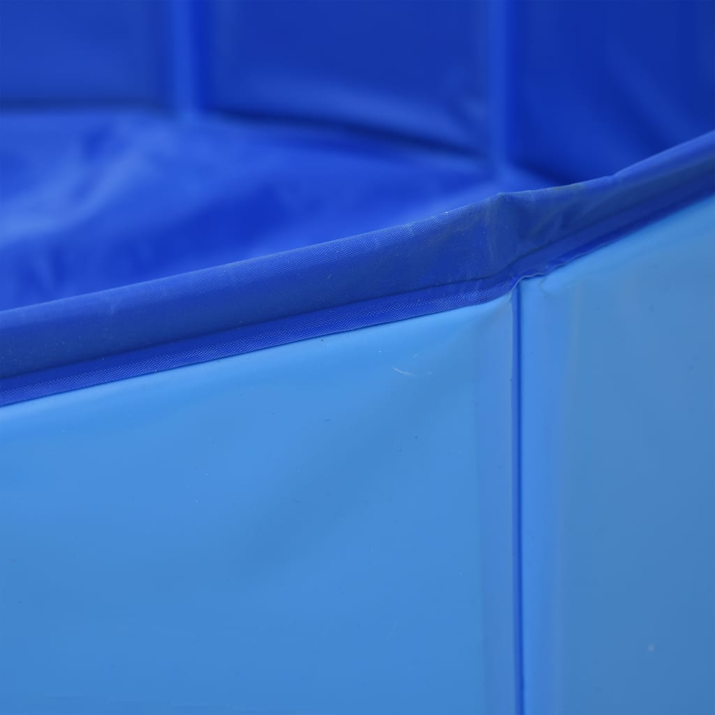 vidaXL Piscină pentru câini pliabilă, albastru, 80 x 20 cm, PVC vidaXL Piscină pentru câini pliabilă, albastru, 80 x 20 cm, PVC