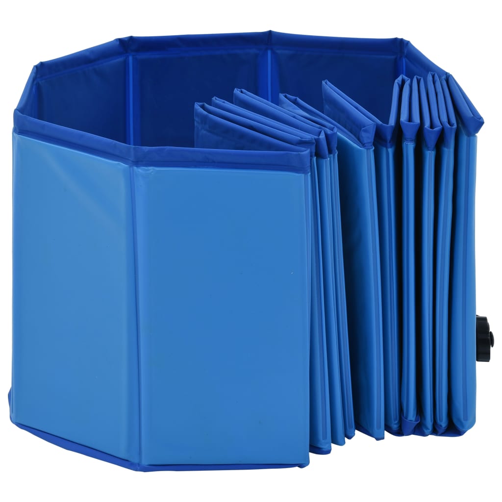 vidaXL Piscină pentru câini pliabilă, albastru, 120 x 30 cm, PVC vidaXL Piscină pentru câini pliabilă, albastru, 120 x 30 cm, PVC