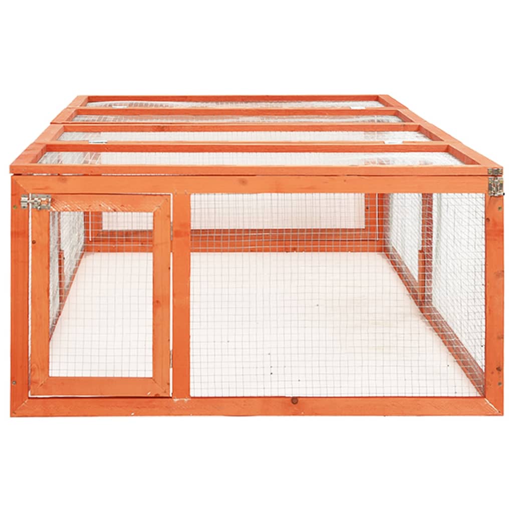 vidaXL Cușcă de iepuri, 183 x 90 x 46,5 cm, lemn masiv de brad vidaXL Cușcă de iepuri, 183 x 90 x 46,5 cm, lemn masiv de brad