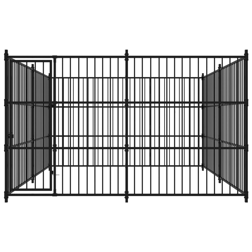vidaXL Padoc de exterior pentru câini, 300 x 300 x 185 cm vidaXL Padoc de exterior pentru câini, 300 x 300 x 185 cm