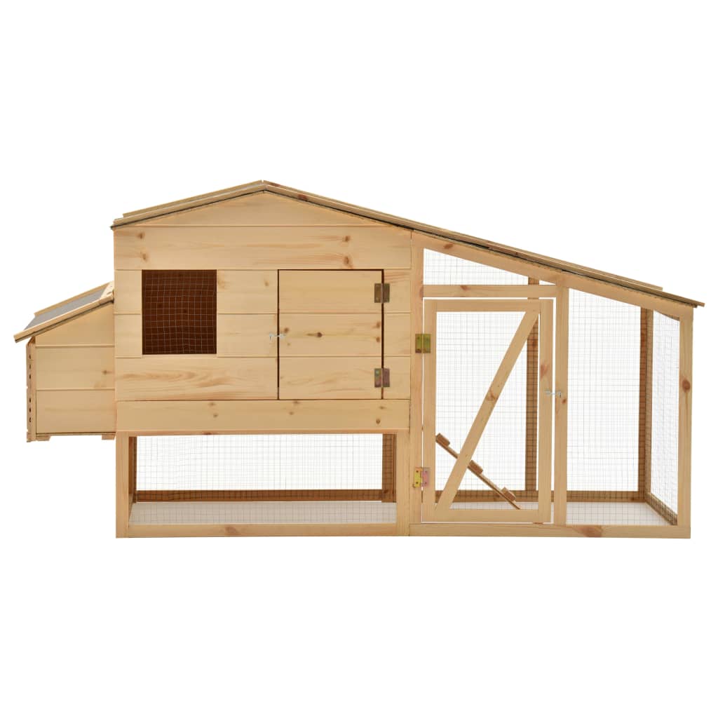 vidaXL Coteț pentru păsări, 178 x 67 x 92 cm, lemn masiv de pin vidaXL Coteț pentru păsări, 178 x 67 x 92 cm, lemn masiv de pin