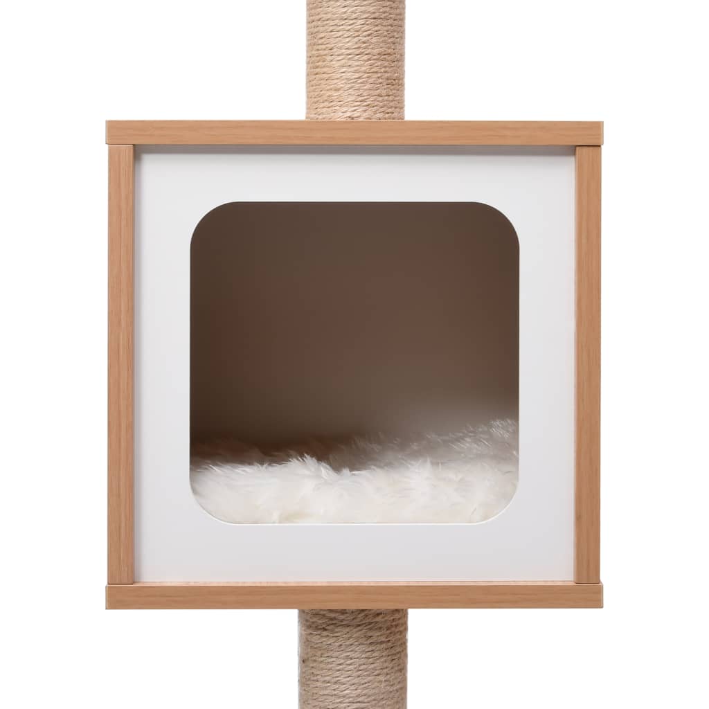 vidaXL Ansamblu pentru pisici, covoraș din funie de sisal, 123 cm vidaXL Ansamblu pentru pisici, covoraș din funie de sisal, 123 cm