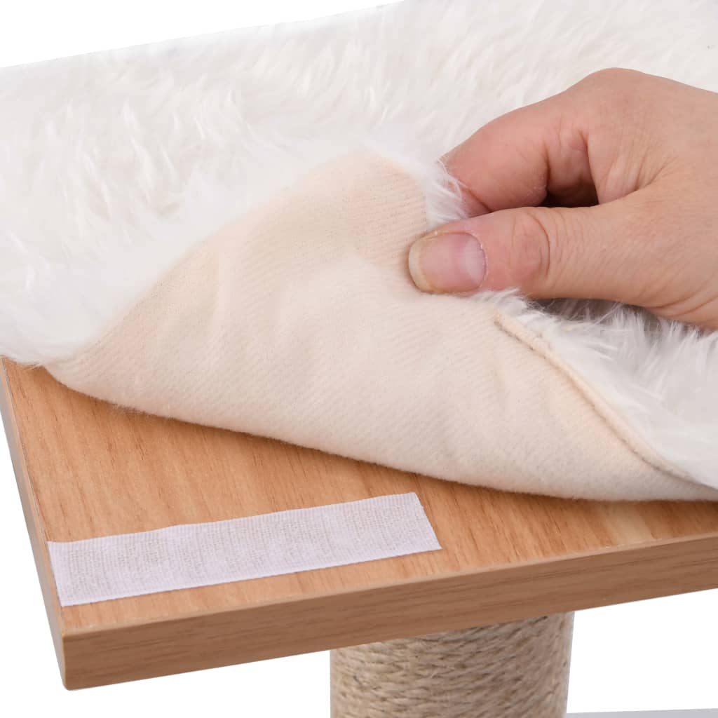 vidaXL Ansamblu pentru pisici, covoraș din funie de sisal, 123 cm vidaXL Ansamblu pentru pisici, covoraș din funie de sisal, 123 cm