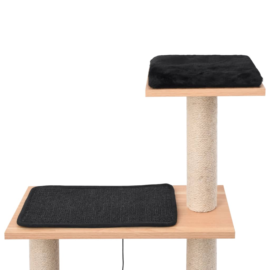vidaXL Ansamblu pentru pisici, covoraș din funie de sisal, 123 cm vidaXL Ansamblu pentru pisici, covoraș din funie de sisal, 123 cm