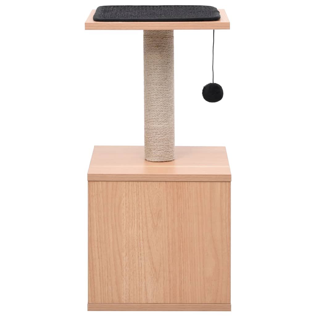 vidaXL Ansamblu pentru pisici, covoraș din funie de sisal, 62 cm vidaXL Ansamblu pentru pisici, covoraș din funie de sisal, 62 cm