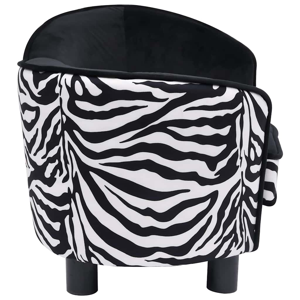 vidaXL Canapea pentru câini, negru, 68 x 38 x 38 cm, pluș vidaXL Canapea pentru câini, negru, 68 x 38 x 38 cm, pluș