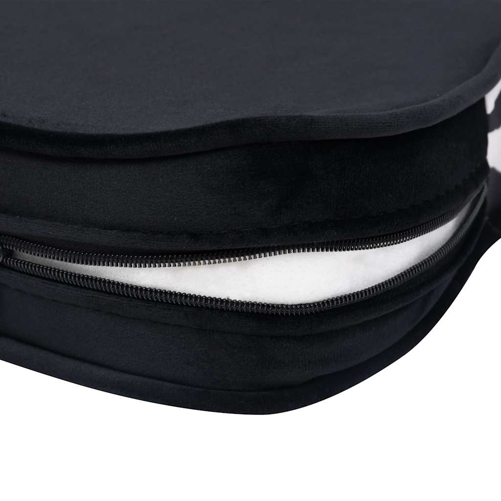 vidaXL Canapea pentru câini, negru, 68 x 38 x 38 cm, pluș vidaXL Canapea pentru câini, negru, 68 x 38 x 38 cm, pluș