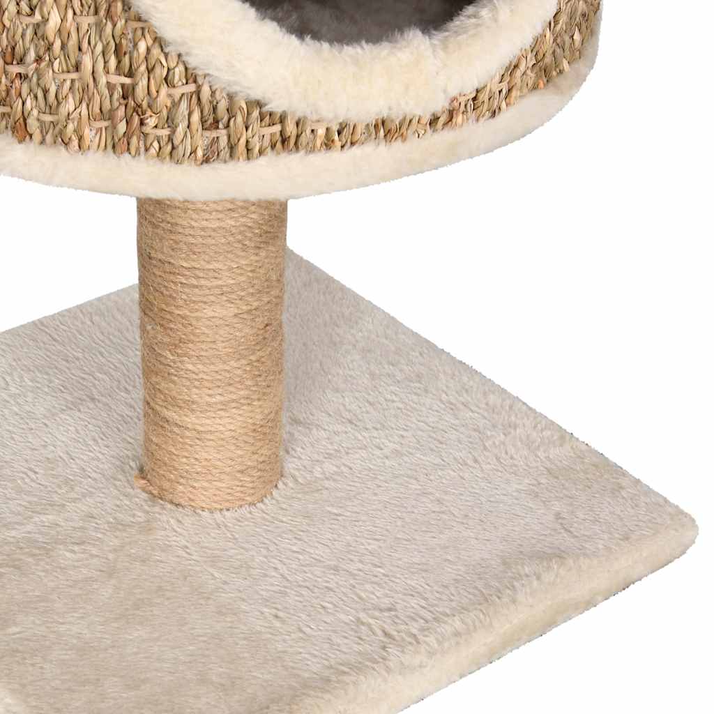 vidaXL Ansamblu pisici cu casă și stâlp de zgâriat 52 cm iarbă de mare vidaXL Ansamblu pisici cu casă și stâlp de zgâriat 52 cm iarbă de mare