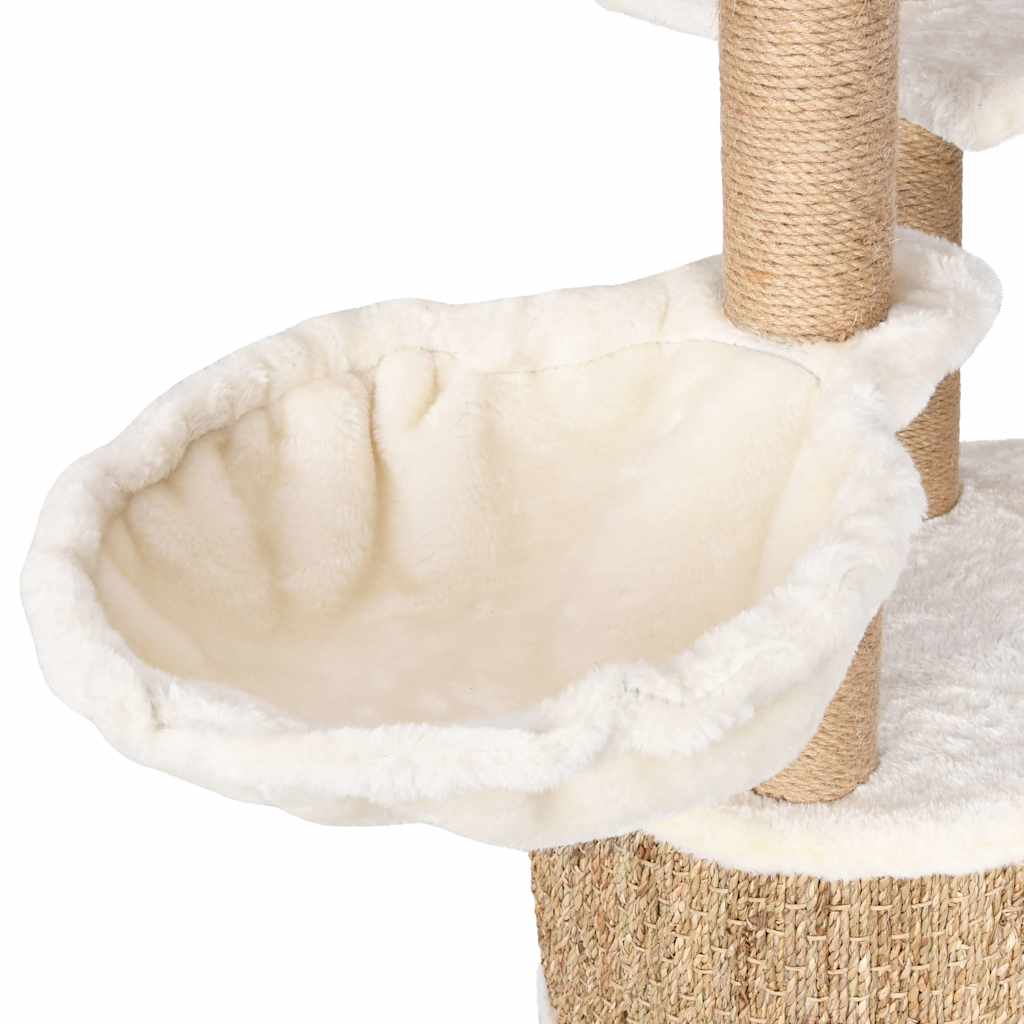 vidaXL Ansamblu de pisici cu stâlp de zgâriat, 126 cm, iarbă de mare vidaXL Ansamblu de pisici cu stâlp de zgâriat, 126 cm, iarbă de mare