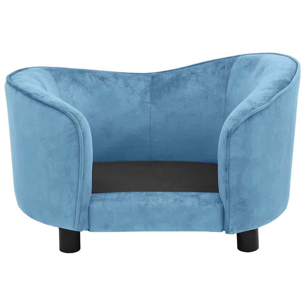 vidaXL Canapea pentru câini, turcoaz, 69x49x40 cm, pluș vidaXL Canapea pentru câini, turcoaz, 69x49x40 cm, pluș