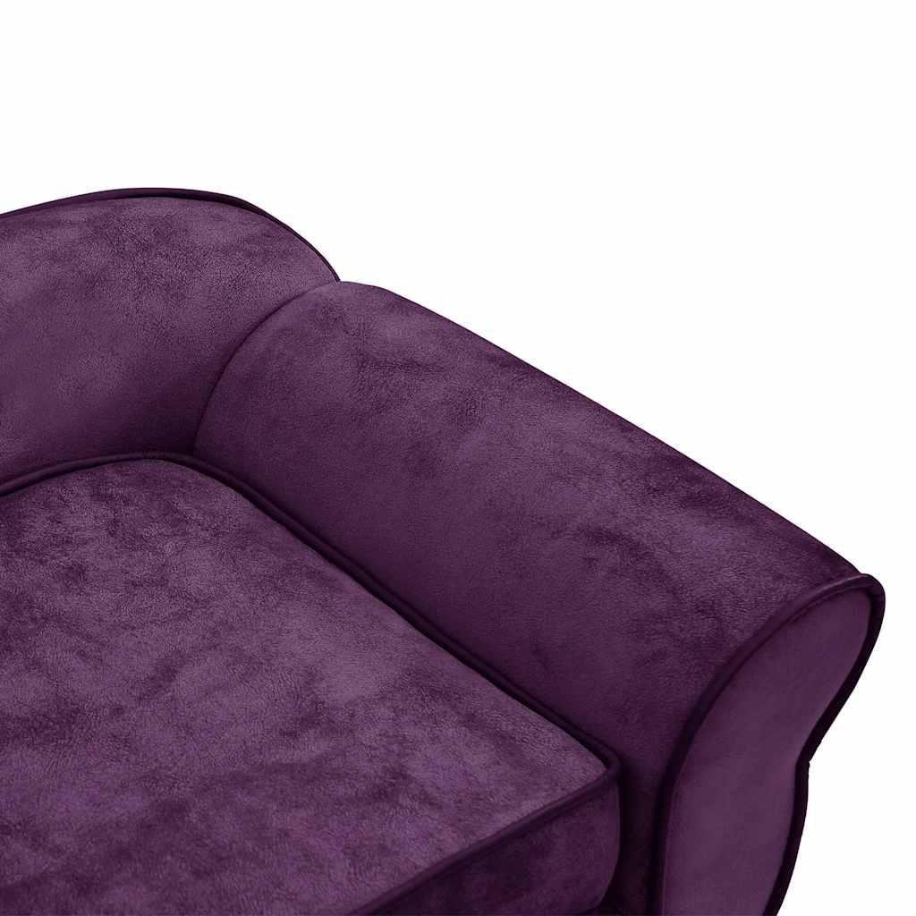 vidaXL Canapea pentru câini, vișiniu, 72x45x30 cm, pluș vidaXL Canapea pentru câini, vișiniu, 72x45x30 cm, pluș