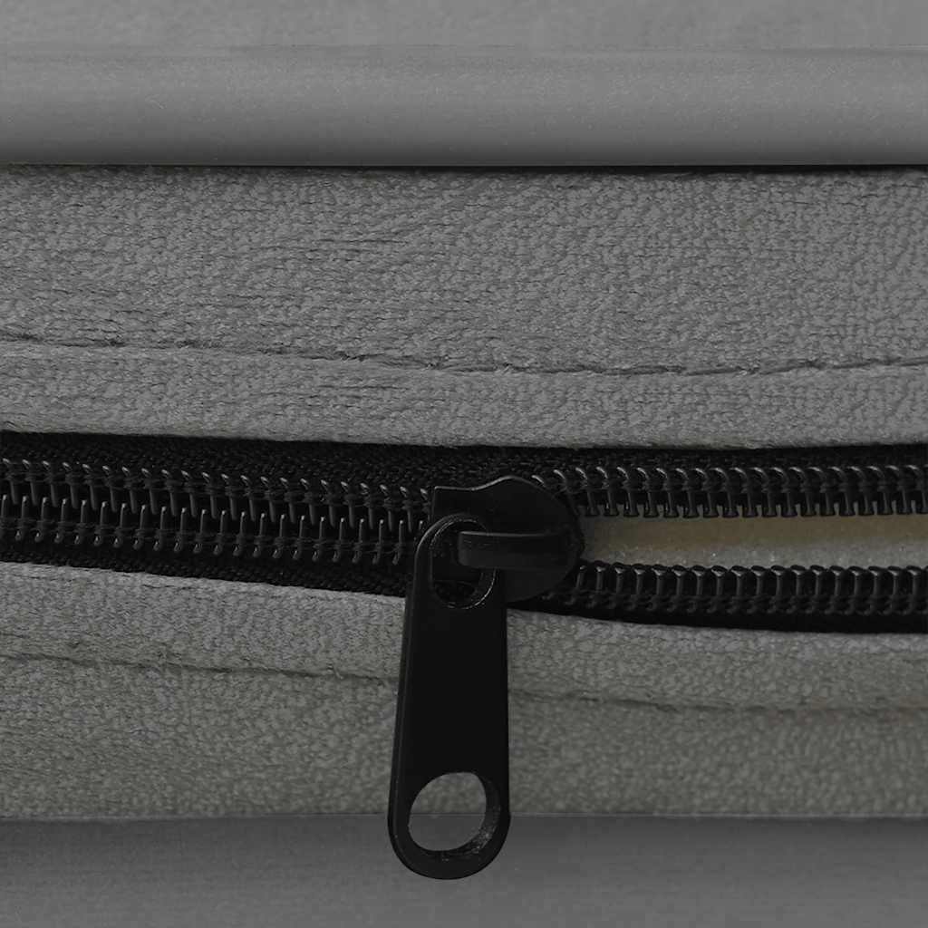 vidaXL Canapea pentru câini, gri, 67x47x36 cm, pluș