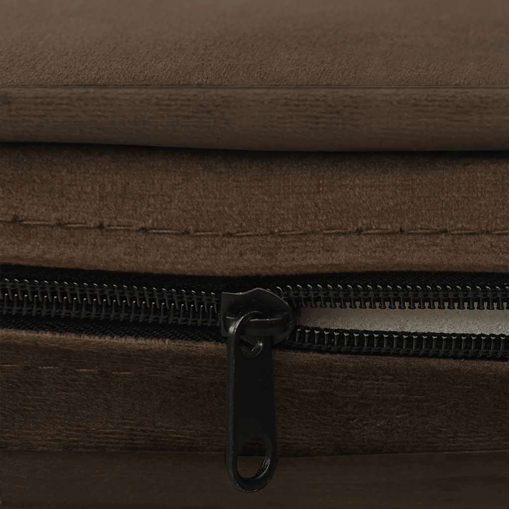 vidaXL Canapea pentru câini, maro, 67x47x36 cm, pluș