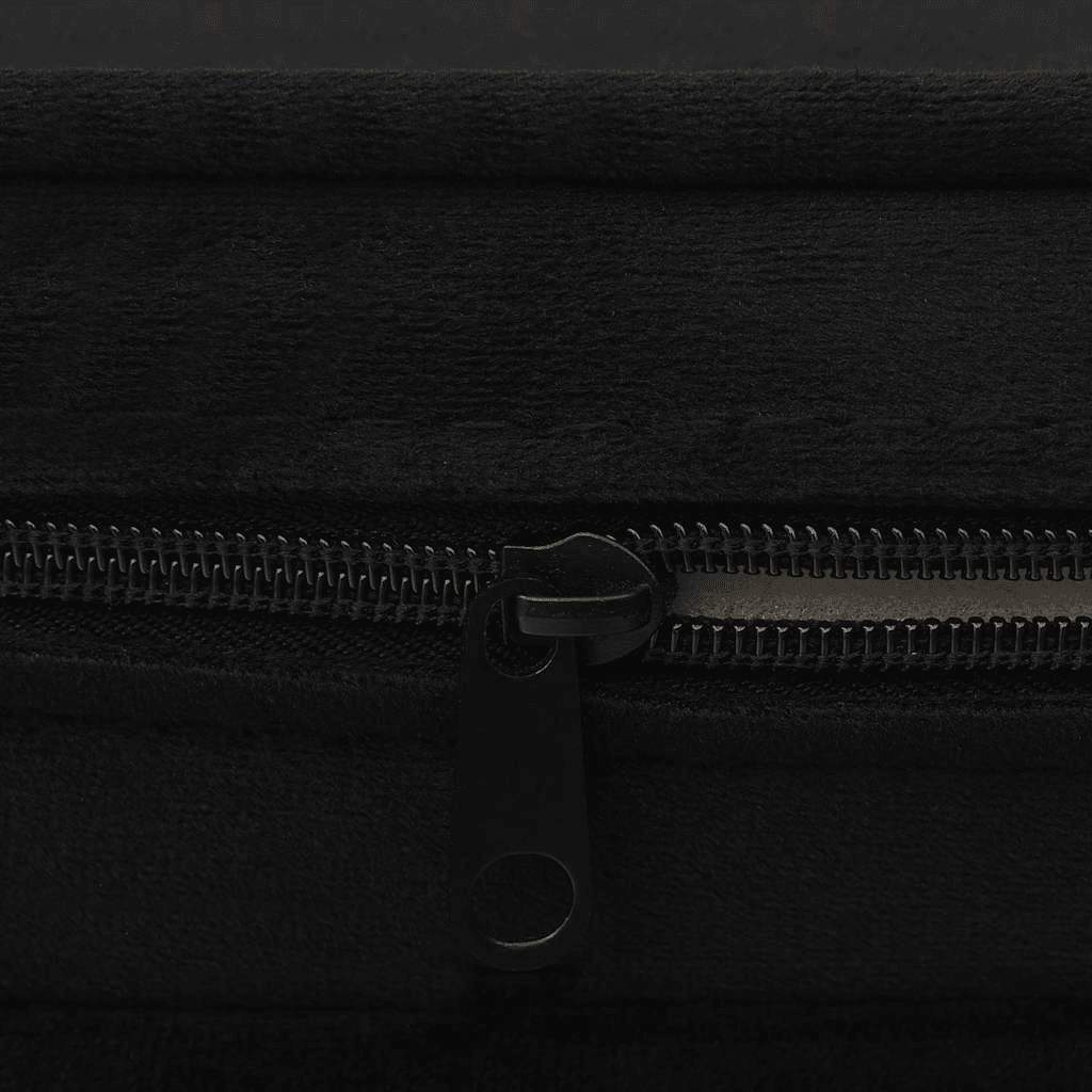 vidaXL Canapea pentru câini, negru, 67x47x36 cm, pluș