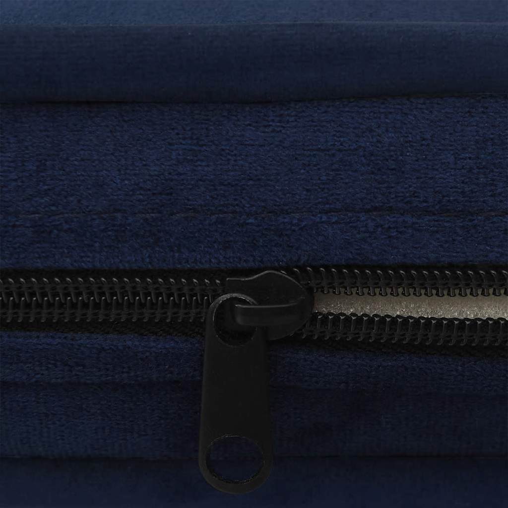 vidaXL Canapea pentru câini, albastru, 67x47x36 cm, pluș