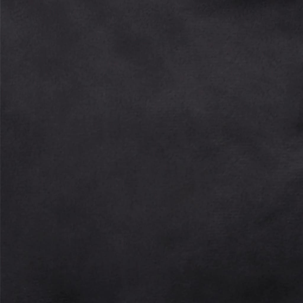 vidaXL Pat pentru câini, negru, 99x89x21 cm, pluș/piele ecologică