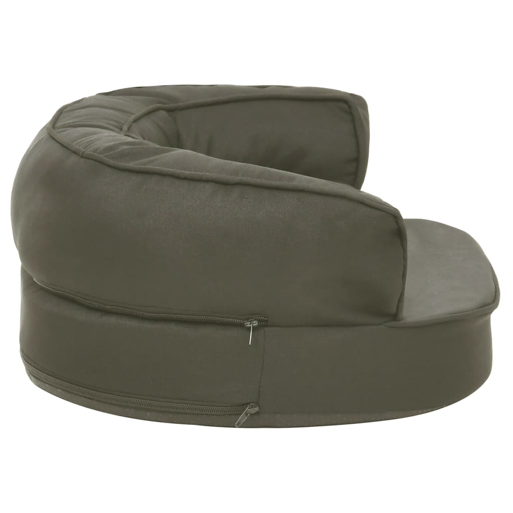 vidaXL Saltea ergonomică pat de câini, 60x42 cm, gri închis, aspect in vidaXL Saltea ergonomică pat de câini, 60x42 cm, gri închis, aspect in
