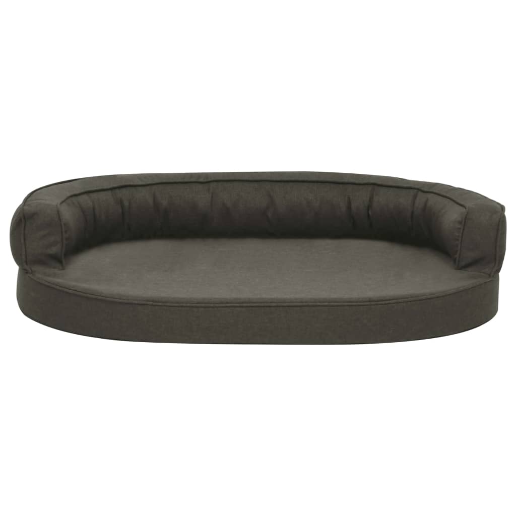vidaXL Saltea ergonomică pat de câini, gri închis, 75x53 cm, aspect in vidaXL Saltea ergonomică pat de câini, gri închis, 75x53 cm, aspect in