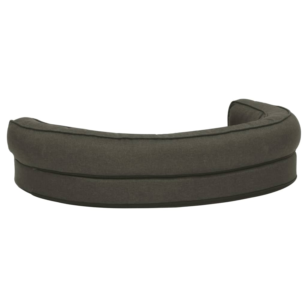 vidaXL Saltea ergonomică pat de câini, gri închis, 75x53 cm, aspect in vidaXL Saltea ergonomică pat de câini, gri închis, 75x53 cm, aspect in