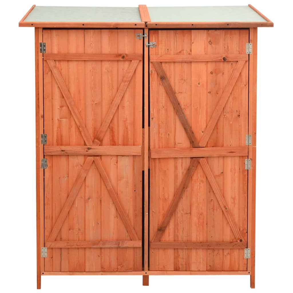 vidaXL Magazie grădină pentru unelte, 136x75x160 cm, lemn masiv brad vidaXL Magazie grădină pentru unelte, 136x75x160 cm, lemn masiv brad